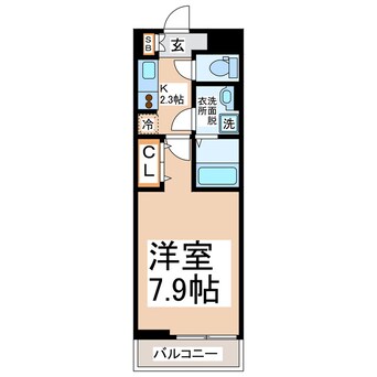 間取図 シティ オブ ドリームズ九品寺