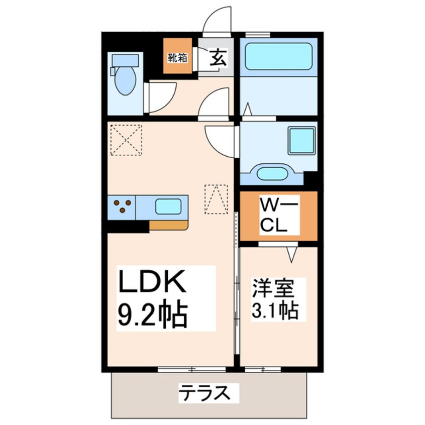 間取図 アザックけやき通り