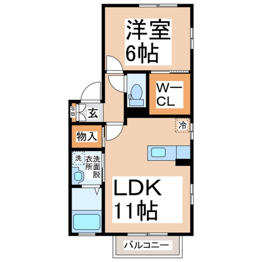 間取図 ガウディ高平Ａ