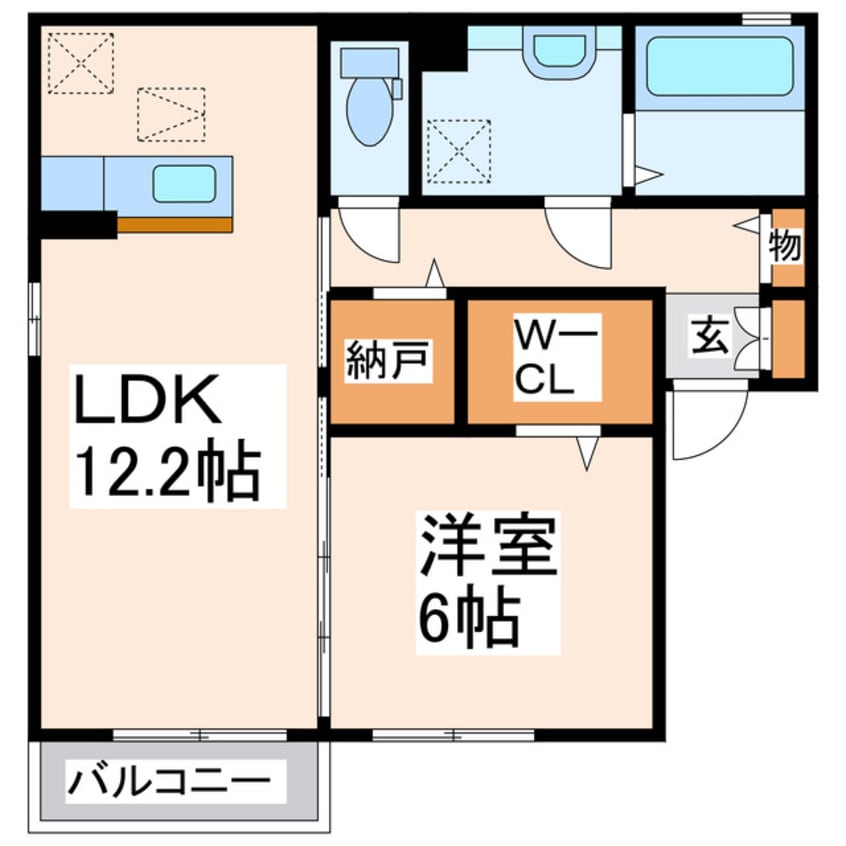 間取図 アリーバサル野田