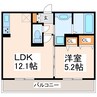 アザックひらた 1LDKの間取り