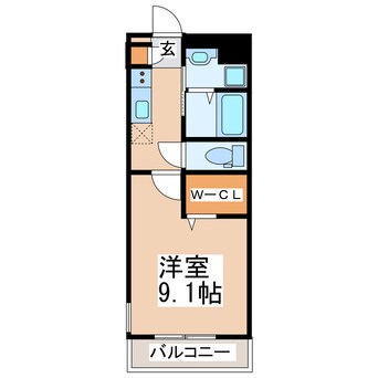 間取図 PUPPYS水前寺