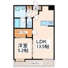 LIBTH八王寺 1LDKの間取り