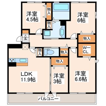 間取図 ロンジェヴィテ