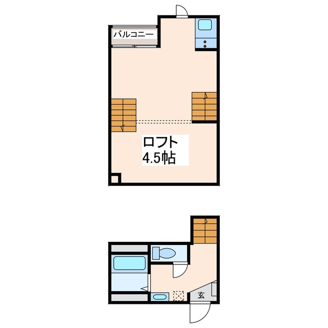 間取り図 鹿児島本線/松橋駅 徒歩31分 2階 築4年