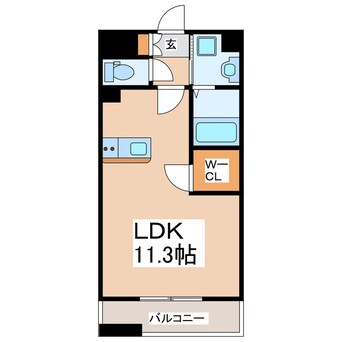 間取図 LIBTH水前寺