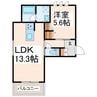 ソフィア国府公園 1LDKの間取り