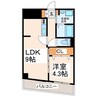 Bijou・C・TAKEO 1LDKの間取り