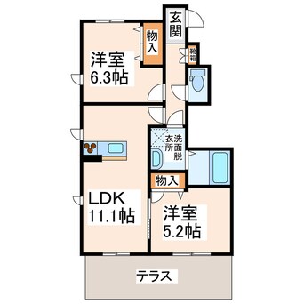 間取図 アルルガーデン