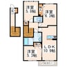 アルルガーデン 3LDKの間取り