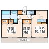 ドレミファーネ 2LDKの間取り