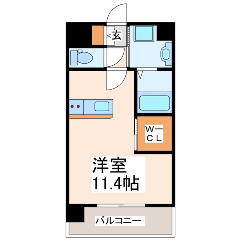 間取図 LIBTH南熊本