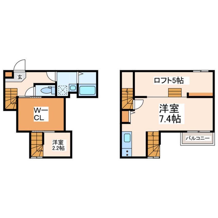 間取図 ADC熊本駅南ルミエール