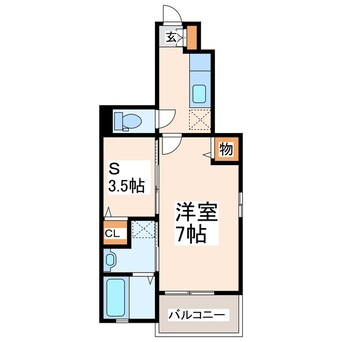 間取図 sunlit御幸A