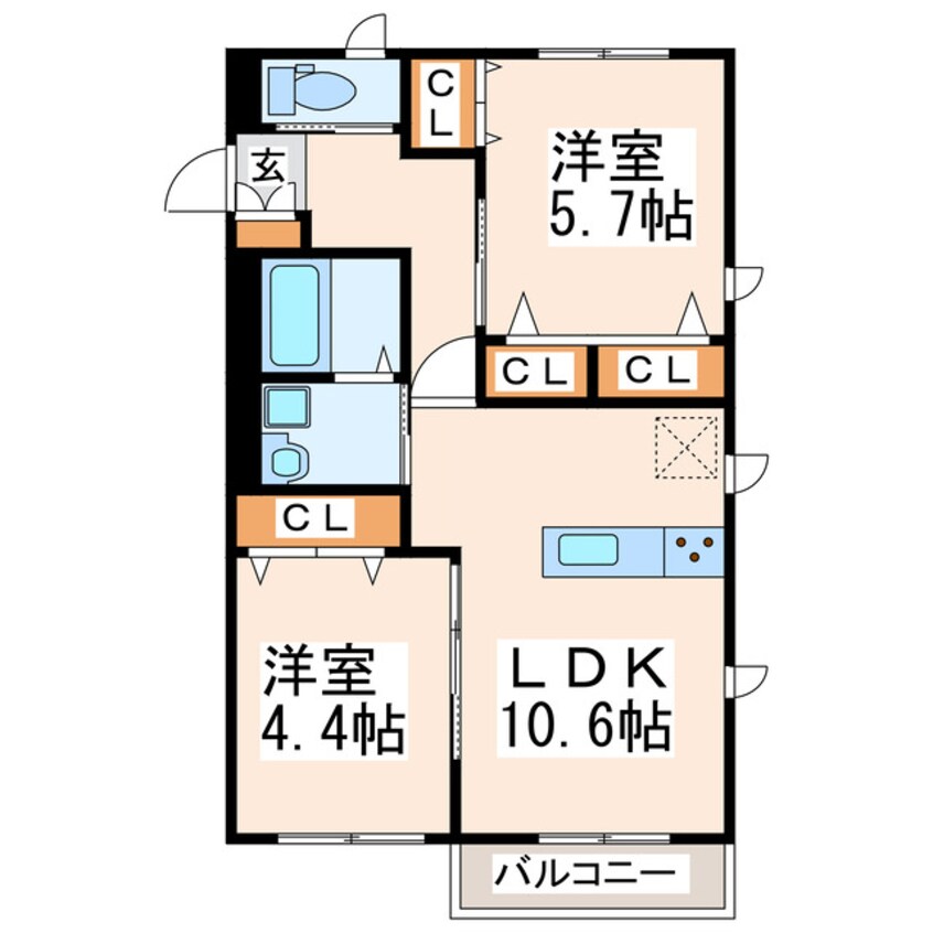 間取図 グレイシャスミユキⅡ