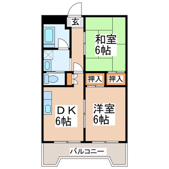 間取図 ヤマヨネビル