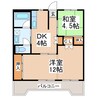 ヤマヨネビル 2DKの間取り