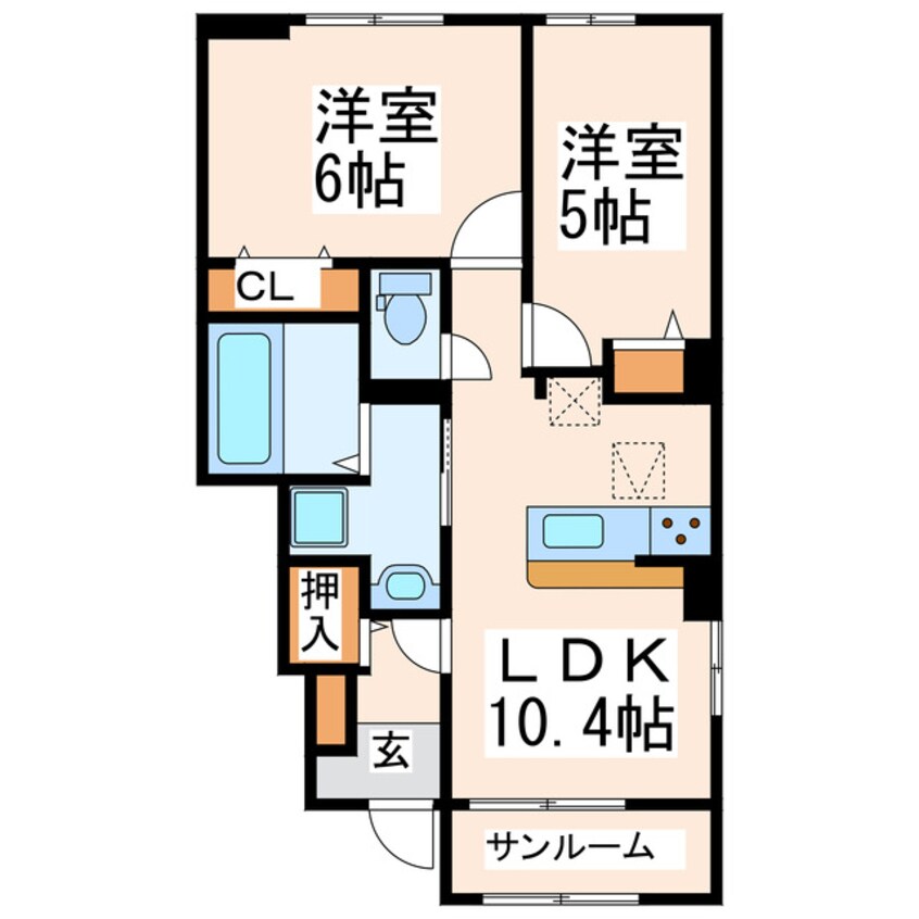 間取図 ショストラⅡ