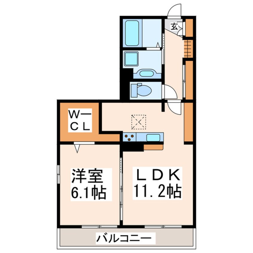 間取図 リヴェール近見