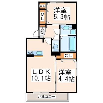 間取図 メゾンけやき通り