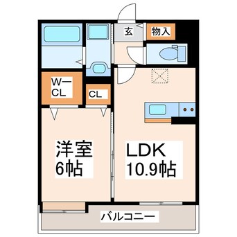 間取図 サンヒルズ近見