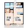 サンヒルズ近見 1LDKの間取り