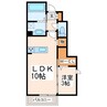 モアボヌールⅡ 1LDKの間取り