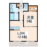 フォレストトップ平成南 1LDKの間取り
