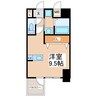 タウンブルグ新町 1Rの間取り