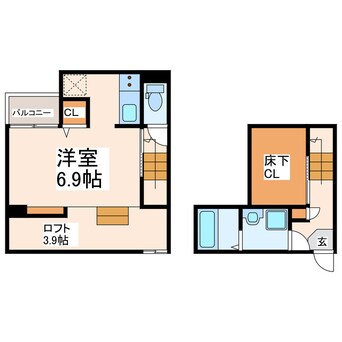 間取図 ADC本荘ラニカイ