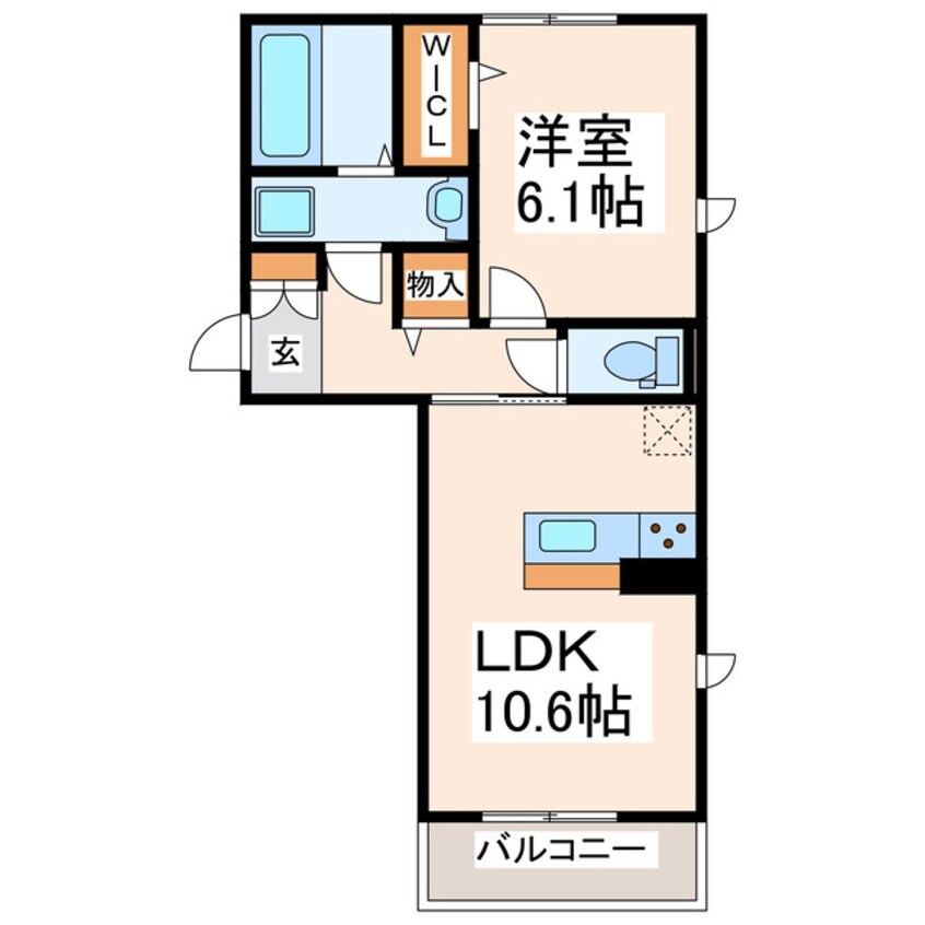 間取図 Forest Garden河尻