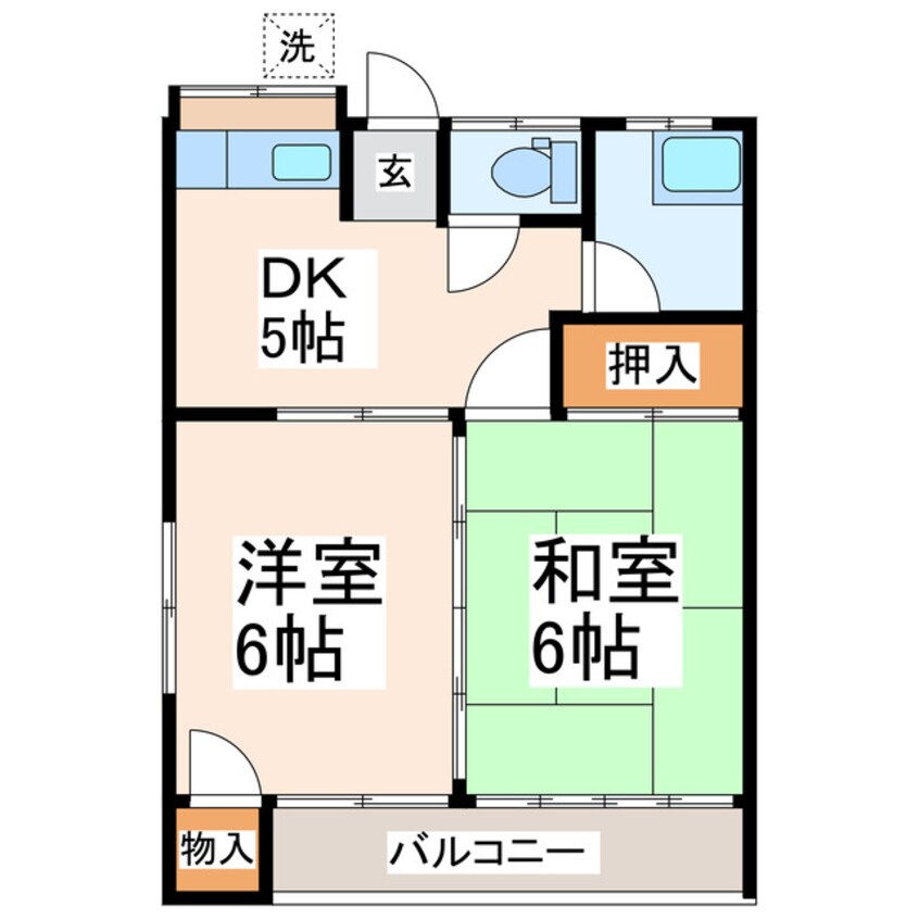 間取図 大空ハイツ