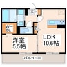 メゾン・ド・シュシュ 1LDKの間取り