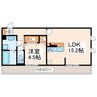 Ｄ’プレイス　八王寺 1LDKの間取り