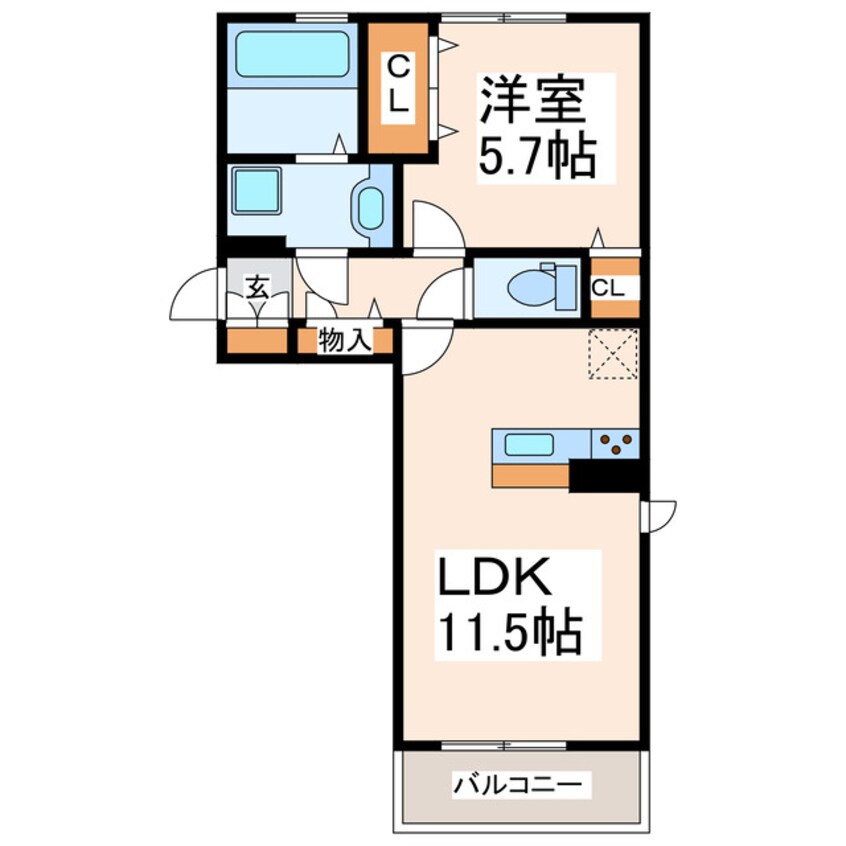 間取図 モルトグラッソ