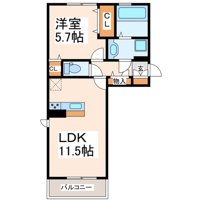 間取図 モルトグラッソ