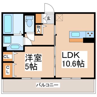 間取図 D-room出水