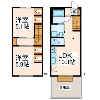 間取図 ルー・クロ