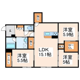 間取図 さくらガーデン出水