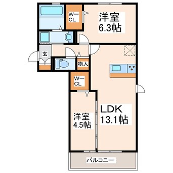 間取図 （仮）D-room平成Sta.PJ