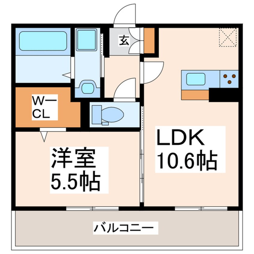 間取図 （仮）D-room平成Sta.PJ