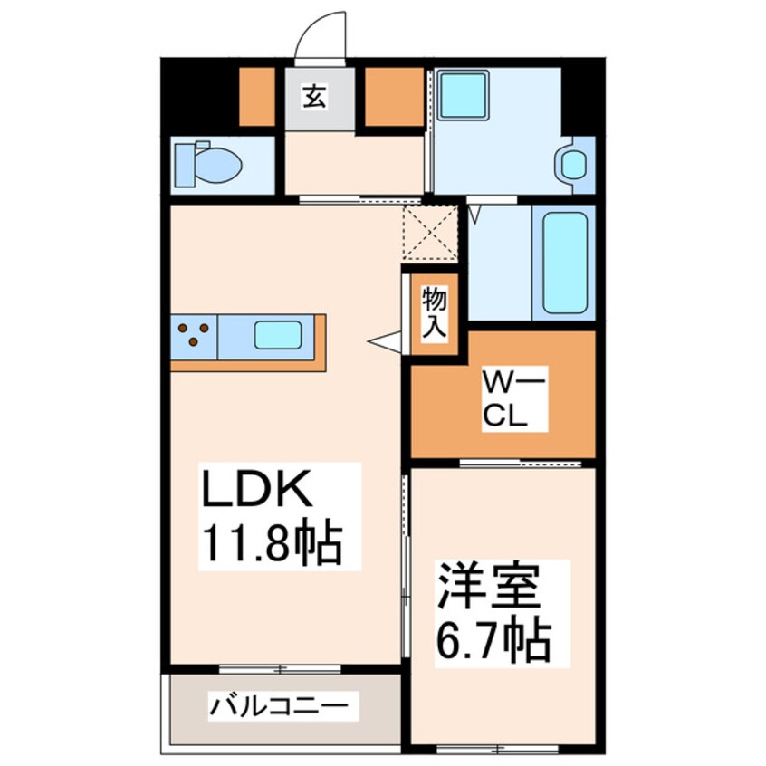 間取図 サザン近見