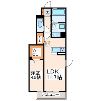 間取図 (仮)Dｰroom西区横手3丁目