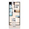 シャンボール南高江 1LDKの間取り