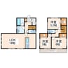 島崎2丁目一戸建 3LDKの間取り