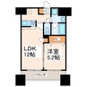 フォーエス新町 1LDKの間取り