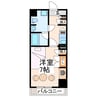 Flat熊本 1Kの間取り