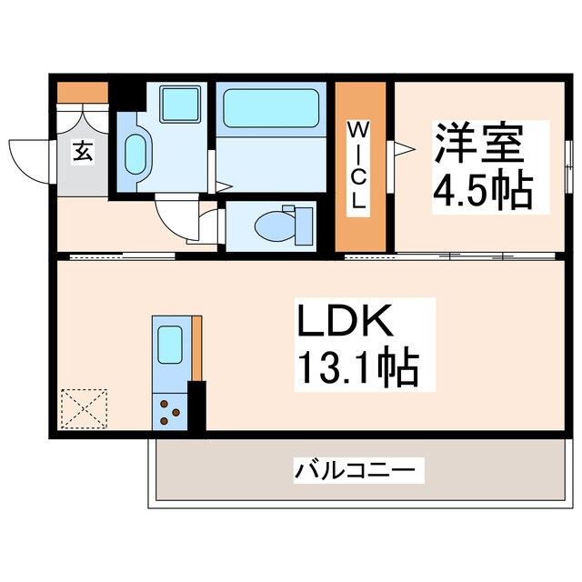 間取り図 アフェリーチェA棟