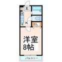 コーポアルメリアの間取図