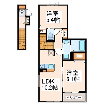間取図 ルミノーソ
